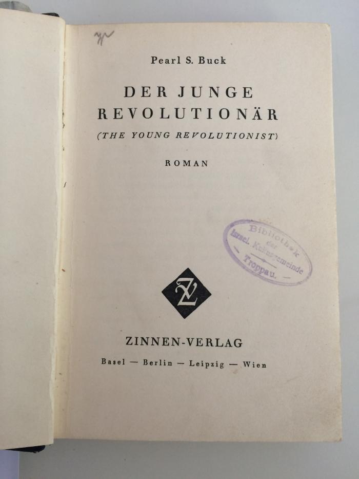 88/80/40473(8) : Der junge Revolutionär (The Young Revolutionist) (1934)