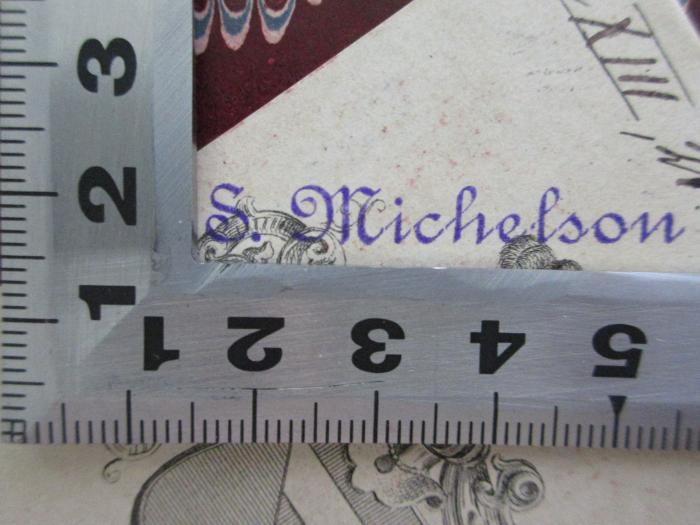 6 F 251&lt;13&gt;-6 : The crisis (1863);- (Michelson, S.), Stempel: Name; 'S. Michelson'. 
