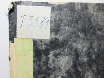 BD 4870  G255 : The Sword of Moses. An ancient Book of Magic. (1896);- (Jüdische Gemeinde zu Berlin), Etikett: Signatur; 'T 3389'. 