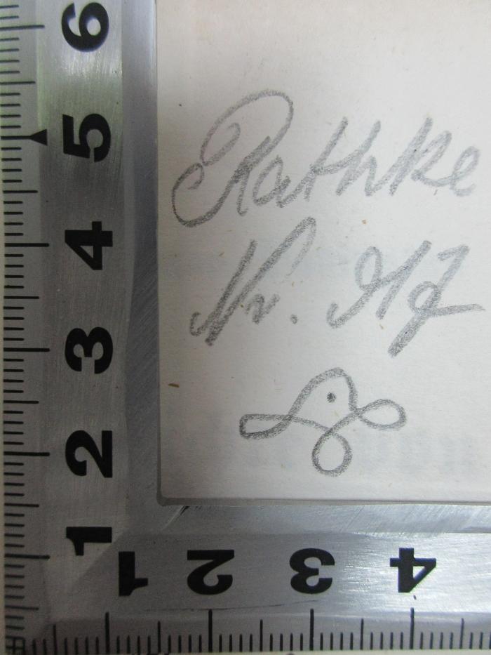 - (Rathke, Georg), Von Hand: Autogramm, Nummer; 'Rathke
Nr. 917'. ;7 F 215<a>-5 : Thomas Babington Macaulay's Geschichte von England seit dem Regierungsantritte Jacob's II. (1856)</a>