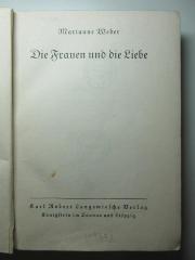 17 G 656&lt;11&gt; : Die Frauen und die Liebe (1935)