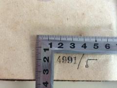 - (Židovská Náboženská Obec v Praze), Stempel: Signatur; '4991 /5'. 