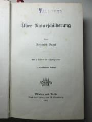 17 S 33&lt;2&gt; : Über Naturschilderung (1906)