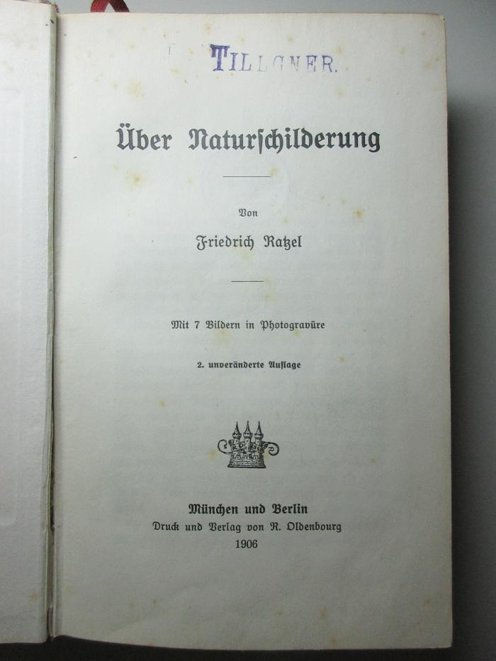 17 S 33&lt;2&gt; : Über Naturschilderung (1906)
