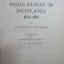 18 H 167 : Neue Kunst in Rußland : 1914 - 1919 (1920)