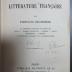 7 N 75-1 : Études critiques sur l'histoire de la littérature française (1880)