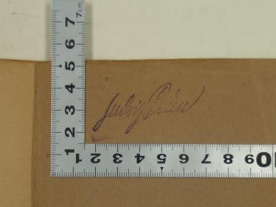 - (Rein, Ludwig), Stempel: Name, Annotation; 'Ludwig Rein'. 
