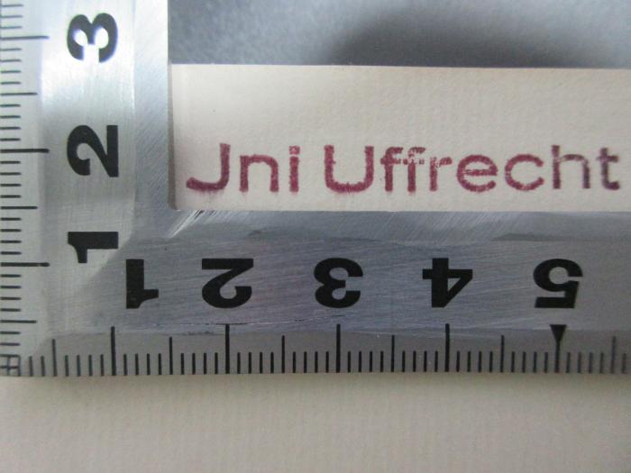 - (Uffrecht, Ini), Stempel: Name; 'Ini Uffrecht'. ;3 G 164<a> : Der junge Dilthey : ein Lebensbild in Briefen und Tagebüchern, 1852 - 1870 : mit einem Jugendbild (1933)</a>