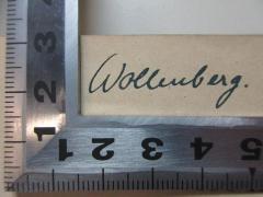 - (Wallenberg), Von Hand: Autogramm; 'Wallenberg.'. 