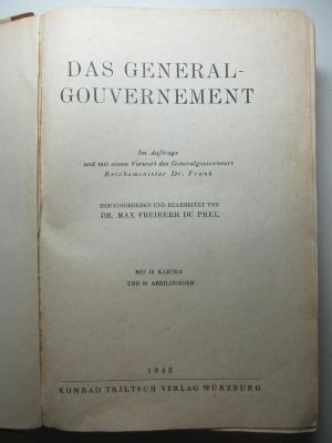 2 F 284 : Das Generalgouvernement (1942)