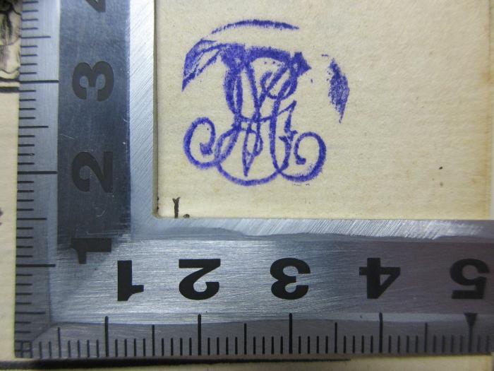 - (unbekannt), Stempel: Monogramm, Initiale; '[MG]'. ;2 F 78-3 : Geschichte der teutschen Reformation (1831)