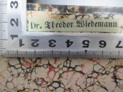 - (Wiedemann, Theodor), Etikett: Berufsangabe/Titel/Branche, Name; 'Dr. Theodor Wiedemann'. 