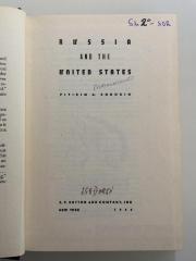 SU 2a Sor (ausgeschieden) : Russia and the United States (1944)