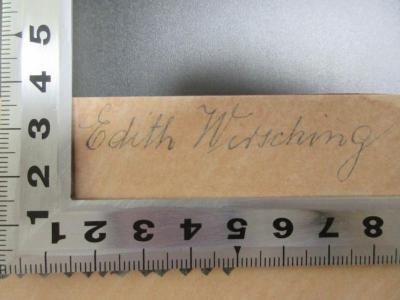 7 G 211&lt;3&gt; : Vom Lebenswerk Rudolf Steiners : eine Hoffnung neuer Kultur (1921);- (Wirsching, Edith), Von Hand: Autogramm; 'Edith Wirsching'. 