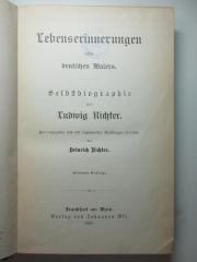 7 H 155&lt;7&gt; : Lebenserinnerungen eines deutschen Malers : Selbstbiographie (1890)