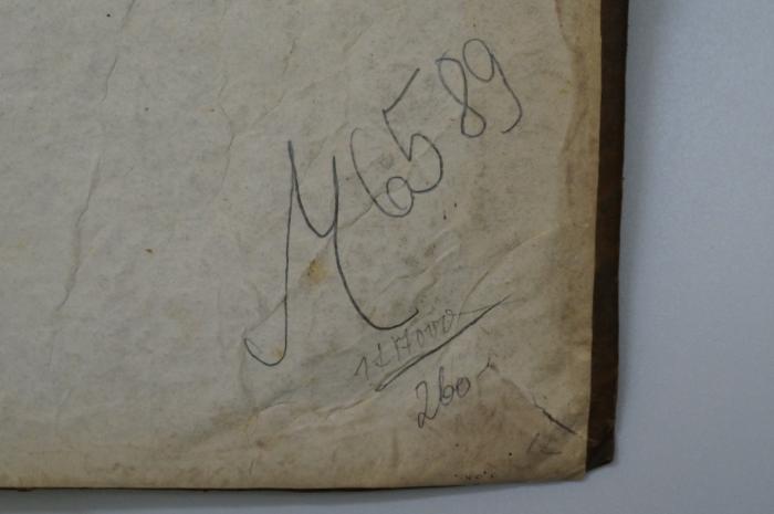 Asch7159 : ספר מחצית השקל : שחיבר כבוד חכם הכולל (1817);- (unbekannt), Von Hand: Signatur, Nummer; 'M6589
17 A000
260-'. 
