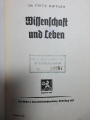 5 W 333 : Wissenschaft und Leben (1937)