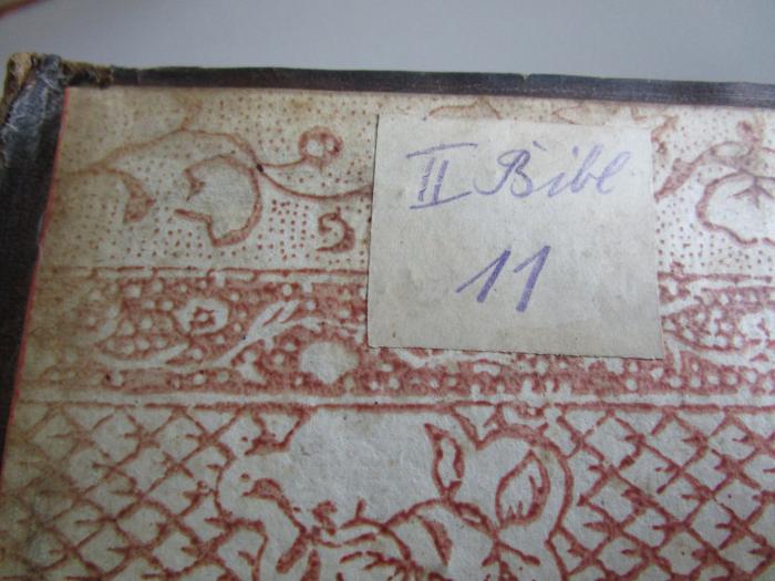  Einleitung in die Bücherkunde : Zweyter Theil. Literaturgeschicht (1778);- (Kloster Schweiklberg. Bibliothek), Etikett: Signatur; 'II Bibl 11'. 