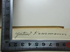 - (Kansmann, Gertrud), Von Hand: Autogramm; 'Gertrud Kansmann.'. 
