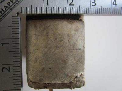  Strabonis Rerum geographicarum libri XVII (1819);- (Jüdisch-Theologisches Seminar Fraenckel'scher Stiftung (Breslau) ), Etikett: Signatur; '6166'. 