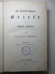 9 F 693-3 : Briefe von 1849 - 1863. Kleinere Schriften (1868)