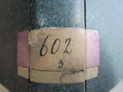  Bisher ungedruckte Beschreibung von Aegypten im Jahr 1664 (1794);- (Jüdisch-Theologisches Seminar Fraenckel'scher Stiftung (Breslau) ), Etikett: Signatur; '602
3'. 