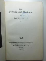 8 L 213 : Von Verbrechen und Abenteuern (1925)