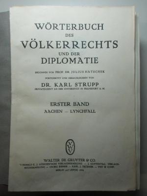 9 C 176-1 : Aachen - Lynchfall (1924)