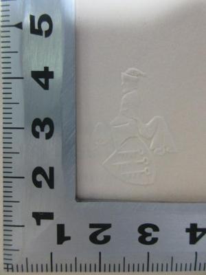 - (Speth-Schülzburg, Freiherr von), Stempel: Wappen; '[Schlüssel]'. ;9 F 371 : Metternich : Glanz und Versagen (1934)