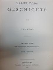 2 F 94-3,1 : Die griechische Weltherrschaft : die griechische Weltherrschaft : Erste Abetheilung (1904)