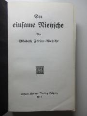2 G 36 : Der einsame Nietzsche (1914)