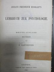 2 G 447&lt;3&gt; : Lehrbuch zur Psychologie (1850)