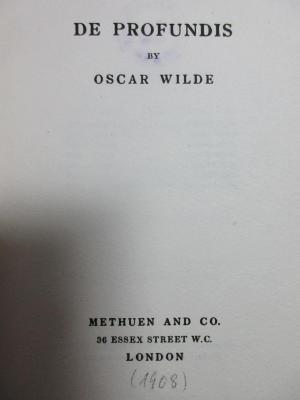8 M 185 : De profundis (1908)