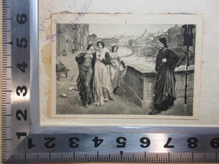 - (Pollack, Erwin), Fotografie: Abbildung; '[Frauen, Nonne, Brücke, Florenz?]'. ;9 N 97&lt;2*&gt;-1/3 : Die Hölle (1871)