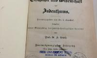 Zb 380 22 (ausgesondert 2023) : Monatsschrift für Geschichte und Wissenschaft des Judenthums (1873)