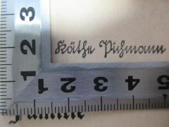 - (Pichmann, Käthe), Stempel: Name; 'Käthe Pichmann'. 