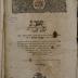 Asch7189 : ספר חידושי הלכות  ([1755])