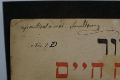 - (Venary, Samuel), Von Hand: Autogramm, Widmung, Nummer; 'apartient á moi Samuel Venary
Nro 1.D'. 