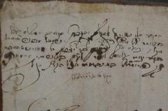 - (Ben Shemuʾel, Leṿi), Von Hand: Name; 'הקטן לוי בן כהר''ר שמואל'. 