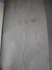- (France. Ministère des Affaires étrangères), Von Hand: Signatur; '12 G 34'. 