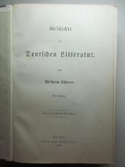 3 L 736&lt;11&gt; : Geschichte der Deutschen Litteratur : mit dem Bilde des Verfassers (1908)