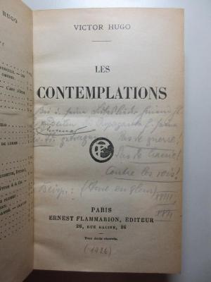 2 N 27 : Les contemplations (1926)