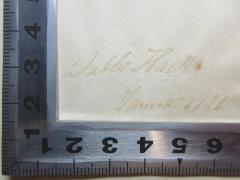 - (Hadra, Walter), Von Hand: Autogramm, Datum; 'Walter Ha[dra]
Janner 1921.'. 