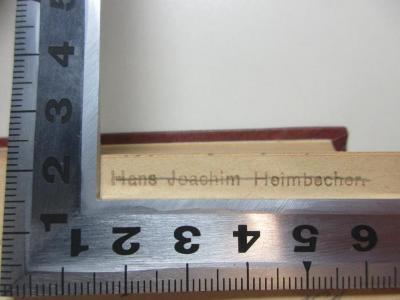 2 N 15-1/2 : La légende des siècles (1926);- (Heimbecher, Hans Joachim), Stempel: Name; 'Hans Joachim Heimbecher.'. 