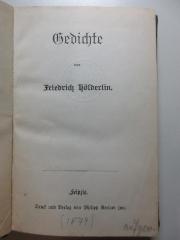 3 L 368 : Gedichte (1874)