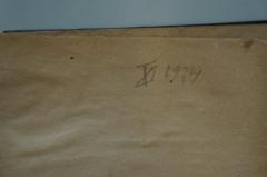 - (Lups, Avraham), Von Hand: Datum; 'XI 1934'. 