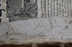 - (Guter, Hermann), Überklebt: Name, Widmung; 'Herrn Hermann [...]'. 