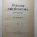 7 X 264 : Dichtung und Erziehung : sechs Vorträge (1924)