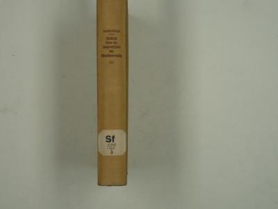 - (Reichsstelle für Sippenforschung (Berlin)), Etikett: Signatur, Ortsangabe; 'Sf 109/3'. 