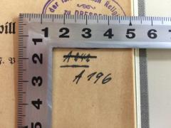 - (Jüdische Gemeinde zu Dresden K.d.ö.R.), Von Hand: Signatur; 'A242 A 196'. 